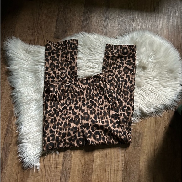 REFORMATION Marlon Pant In Leopard - Picture 2 of 5